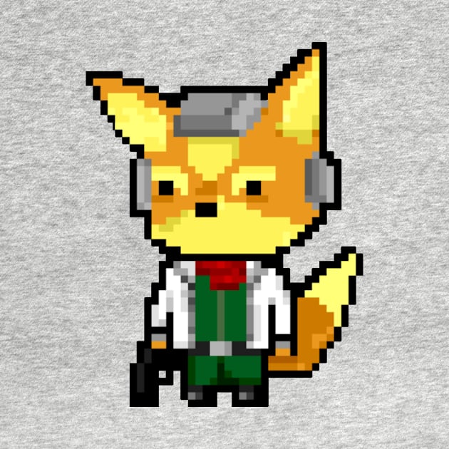 Pixel Starfox by darktiff_